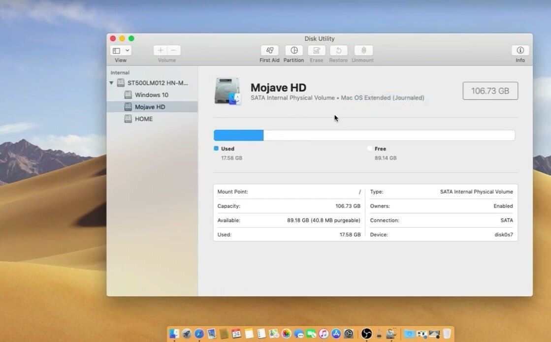format hdd for os x hackintosh